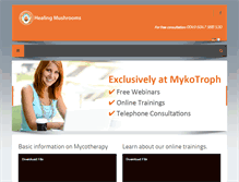 Tablet Screenshot of mykotroph.com